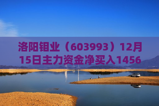 洛阳钼业（603993）12月15日主力资金净买入1456.50万元
