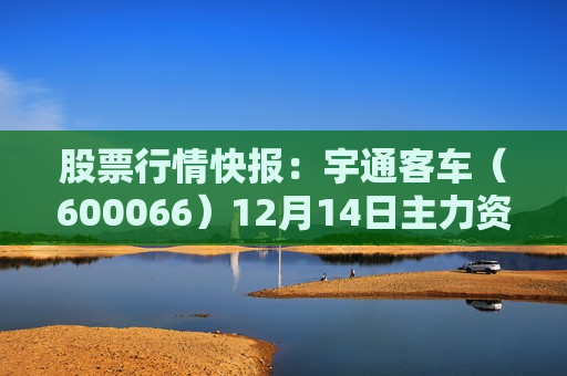股票行情快报：宇通客车（600066）12月14日主力资金净卖出1257.79万元