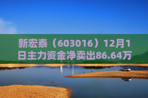 新宏泰（603016）12月1日主力资金净卖出86.64万元