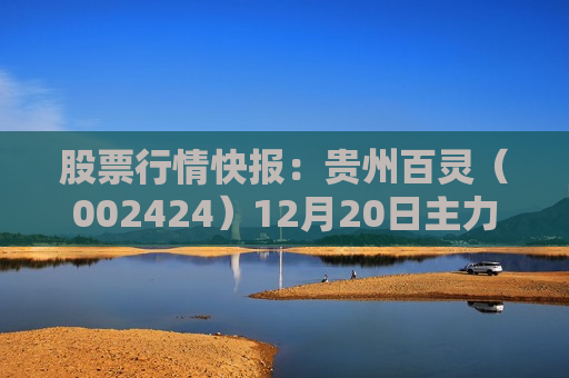 股票行情快报：贵州百灵（002424）12月20日主力资金净卖出1327.18万元